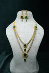 CZ-Stone Necklace and Earrings Set