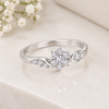 Elegant Floral Diamond Ring
