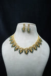 Luxurious CZ-Stone Necklace and Earring Set