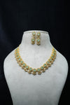 Elegant CZ Stone Necklace and Earrings Set