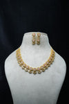Elegant CZ Stone Necklace and Earrings Set