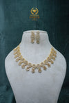 CZ-Stone Necklace and Earrings Set