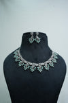 Luxurious CZ-Stone Necklace and Earring Set