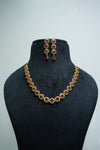 ElegantCZ Stone Necklace and Earrings Set