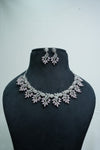 Luxurious CZ-Stone Necklace and Earring Set
