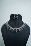 Luxurious CZ-Stone Necklace and Earring Set