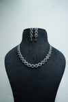 ElegantCZ Stone Necklace and Earrings Set