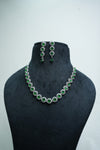 ElegantCZ Stone Necklace and Earrings Set
