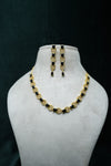 CZ-Stone Necklace and Earrings Set