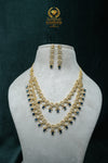 Elegant CZ Stone Necklace and Earrings Set