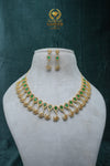 ElegantCZ Stone Necklace and Earrings Set