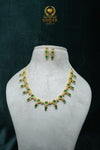 CZ-Stone Necklace and Earrings Set