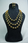 Luxurious CZ-Stone Necklace and Earrings Set