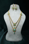 CZ-Stone Necklace and Earrings Set