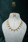 CZ-Stone Necklace and Earrings Set