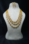 Luxurious CZ-Stone Necklace and Earrings Set