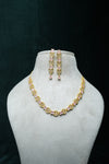 CZ-Stone Necklace and Earrings Set