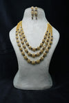 Luxurious CZ-Stone Necklace and Earrings Set