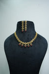 Elegant CZ-Stone Necklace and Earrings Set