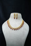 Fast Fashion CZ-Stone Necklace and Earrings Set