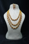 Luxurious CZ-Stone Necklace and Earrings Set
