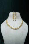 CZ-Stone Necklace and Earrings Set
