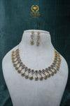 ElegantCZ Stone Necklace and Earrings Set