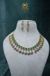 ElegantCZ Stone Necklace and Earrings Set