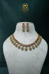 Fashion CZ-Stone Necklace and Earrings set