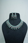 Beautiful CZ-Stone Necklace and Earrings Set