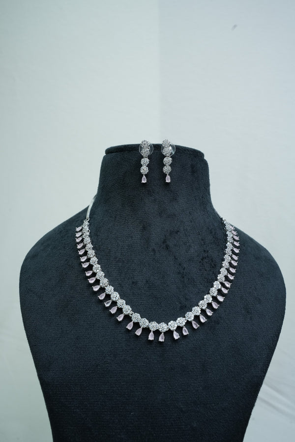 SPECIAL CZ-Stone Necklace and Earring Set