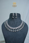 ElegantCZ Stone Necklace and Earrings Set