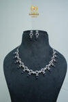 CZ-Stone Necklace and Earrings Set