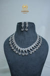 ElegantCZ Stone Necklace and Earrings Set