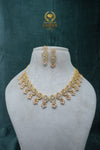 CZ-Stone Necklace and Earrings Set