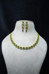 ElegantCZ Stone Necklace and Earrings Set