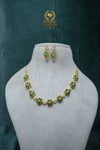 ELEGANT CZ-NECKLACE AND EARRINGS SET