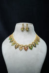 Luxurious CZ-Stone Necklace and Earring Set