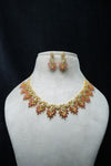 Luxurious CZ-Stone Necklace and Earring Set