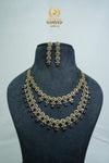 Elegant CZ Stone Necklace and Earrings Set