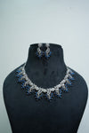 Luxurious CZ-Stone Necklace and Earring Set