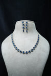 ElegantCZ Stone Necklace and Earrings Set