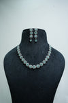ElegantCZ Stone Necklace and Earrings Set