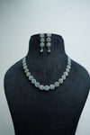 ElegantCZ Stone Necklace and Earrings Set