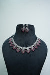 Luxurious CZ-Stone Necklace and Earring Set