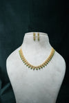Elegant CZ-Stone Necklace and Earrings Set
