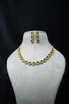 Elegant CZ-Stone Necklace and Earrings Set