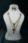 CZ-Stone Necklace and Earrings Set
