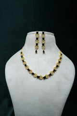 CZ-Stone Necklace and Earrings Set