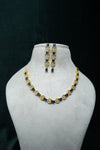 CZ-Stone Necklace and Earrings Set